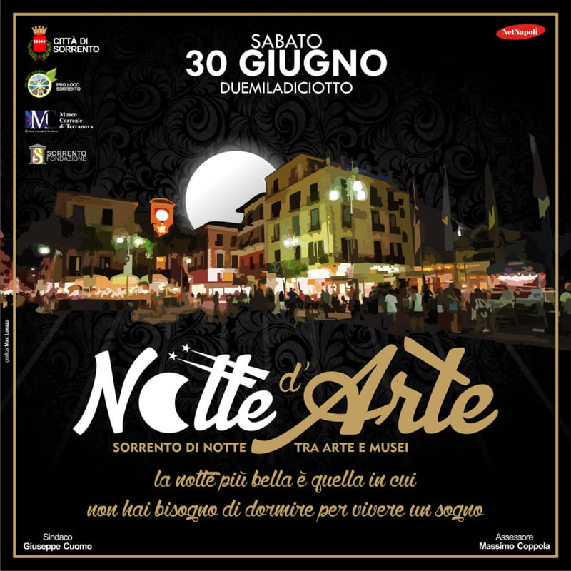 Risultati immagini per Notte dâ€™Arte - Sorrento di notte tra arte e museiâ€